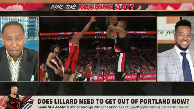 Stephen A. Smith Made CJ McCollum Feel So Awkward With Rant About Damian Lillard